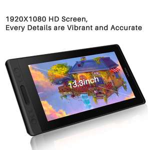 Monitor de Dibujo Gráfico Kamvas <span class=keywords><strong>Pro</strong></span> <span class=keywords><strong>13</strong></span> GT-133 con Pantalla IPS y Marco de Aleación de Aluminio - Product Image 4