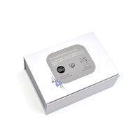 Boîte cadeau en carton noir rigide pliable avec fermeture magnétique, emballage personnalisé de luxe avec logo, matériaux recyclés