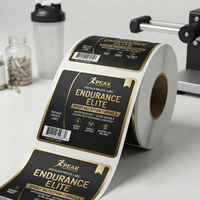 Étiquettes personnalisées pour emballages privés, impression d'autocollants de produits, logo de marque, étiquettes rondes en rouleaux, autocollants en vinyle imperméables