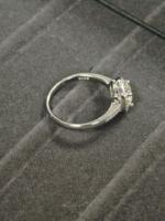 Prix d'usine 2025, vente en gros, anneaux fins en argent sterling 925, moissanite taille brillant rond, bijoux pour femmes