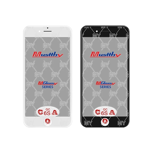 Musttby 4 in 1 GLASS+OCA+FRAME+POLARIZED Glass for iPhone Mobile Phone Screen Replacement for iPhone 6-8 Series Glass