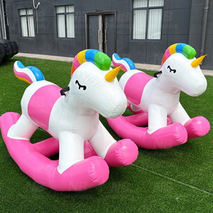 Unicornio Inflable Gigante Colorido, Equipo de Juegos al Aire Libre para Uso Comercial, Actividades de Team Building - Product Image 4