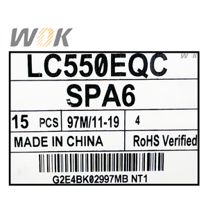 Mejor Precio, Pantalla LCD de Repuesto de 55 Pulgadas LC550EQC-<span class=keywords><strong>SPA6</strong></span> para Televisor Inteligente - Product Image 2