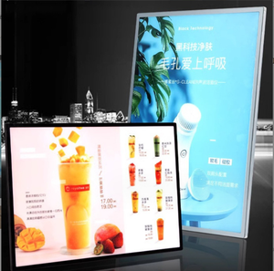 A4 Outerdoor Advertisement Light <strong>Box</strong> Wholesale Super Slim Led Menu Board Table Stand Menu Display Advertising Light Boxes - Product Image 6
