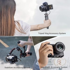 Carcasa pequeña para cámara Sony ZVE10 con mango de silicona y placa de liberación rápida <span class=keywords><strong>Arca</strong></span> integrada, para Sony ZVE10 3538 - Product Image 5
