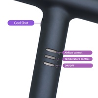 Sèche-cheveux professionnel haute vitesse de qualité supérieure et sûr, avec moteur BLDC, petite taille 1200W, personnalisé en usine, best-seller