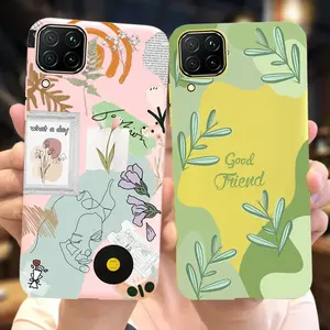 Pour Huawei P40 <span class=keywords><strong>Lite</strong></span> P40Lite <span class=keywords><strong>4G</strong></span> étui JNY-L21B JNY-L22A mignon dessin animé vache souple TPU couverture de téléphone - Product Image 4