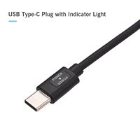 Câble d'alimentation USB-C pour caméra Blackmagic Pocket Cinema BMPCC 4K/6K vers USB Type-C, câble à ressort