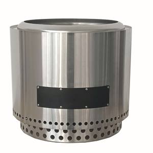 Estufa de Leña Portátil S500solo de Acero Inoxidable de 50 cm, Estufa de Leña para Acampar al Aire Libre sin Humo, Calefacción de Alta Eficiencia - Product Image 1