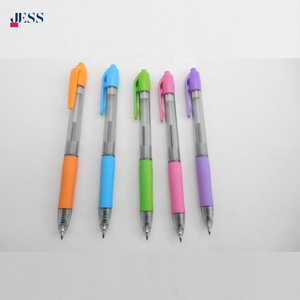 Promotional Gift Plastic Transparent Barrel Ballpoint <strong>Pen</strong> with Soft Rubber <strong>Grip</strong> Business Advertising/ Student <strong>Pens</strong> Multicolor - Product Image 4