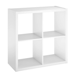 하이 퀄리티 간단한 스타일 현대 벽걸이 장식 오픈 화이트 스토리지 랙 나무 상자 - Product Image 1