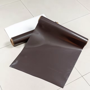<span class=keywords><strong>Rouleau</strong></span> de vinyle magnétique souple en caoutchouc écologique marron, certifié ISO9001, à indice de flux élevé pour usage industriel, moulage sur mesure - Product Image 6
