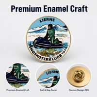 Badges en métal personnalisés en émail souple avec logo pour la cérémonie du blézer et les récompenses infirmières, vente en gros et en vrac