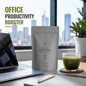 Matcha Orgánico en Polvo Keto-Friendly en Bolsas, Grado Ceremonial, Soporte para Empaque Personalizado, Suministro a Granel con Marca Privada - Product Image 1