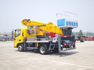 Plataforma Elevadora Hidráulica de 33.8M para Trabajo Aéreo, Camión Elevador de 28M para Operaciones en Altura, Camión con Cesta Elevadora - Product Image 5