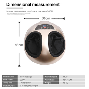 Masajeador de pies completamente envuelto con bolsa de aire de Venta caliente 2025 con vibración de calefacción para uso personal en el hogar - Product Image 5