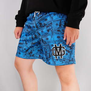 กางเกงขาสั้นตาข่ายสำหรับออกกำลังกายของผู้ชายกางเกงขาสั้นตาข่ายแบบเย็บตะเข็บ5นิ้วกางเกงครึ่งตัวแห้งเร็วพิมพ์ซับลิเมชันสำหรับฟิตเนส - Product Image 5