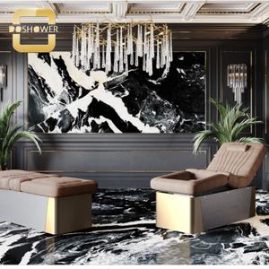 <span class=keywords><strong>Lit</strong></span> de beauté et de soin des pieds de luxe marron avec soins du visage et spa pour les pieds en même temps du fabricant de meubles de spa d'hôtel - Product Image 2