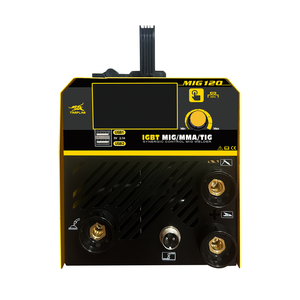 110V 3 en 1 MMA TIG MIG soldador 120a 140a 160a IGBT <span class=keywords><strong>sin</strong></span> <span class=keywords><strong>gas</strong></span> 220V Mig inversor máquina <span class=keywords><strong>de</strong></span> soldadura automática <span class=keywords><strong>precio</strong></span> - Product Image 2