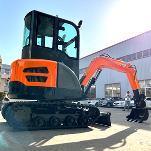 รถขุดขนาดเล็กสำหรับการเกษตร จัดส่งรวดเร็ว 2.5 ตัน เครื่องยนต์ Kubota ราคาถูก รถขุดขนาดเล็กพร้อมห้องโดยสาร รถขุดมือสอง - Product Image 3