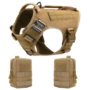 เสื้อกั๊กฝึกสุนัขลายพรางแบบยุทธวิธี พร้อมกระเป๋าซิปด้านข้าง รุ่น 1526 แบบเสื้อกั๊ก - Product Image 5