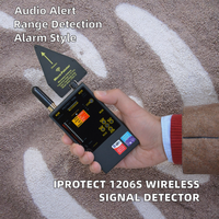 Iprotect 1206S Draagbare Draadloze Signaaldetector Anti-Camera Scanner Gemaakt Van Duurzaam Abs Materiaal