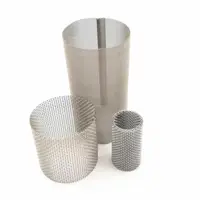 100 300 500 900 micron in acciaio filo di acciaio del tubo della maglia filtro cilindro del filtro