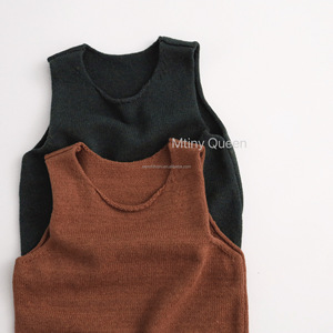 D1319 <span class=keywords><strong>Gilet</strong></span> pull décontracté pour garçons printemps-automne, manteau tricoté pour enfants, extérieur 100 % coton, rembourrage 100 % polyester - Product Image 3