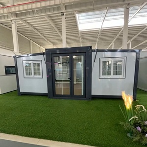 Maison préfabriquée pliable personnalisée de 20 pieds ou 40 pieds, conteneur extensible, chambre <span class=keywords><strong>à</strong></span> coucher, maison mobile extérieure, construction immobilière - Product Image 1