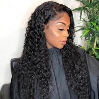 Perruque Lace Front HD sans colle de 40 pouces 6x6, cheveux humains vierges vietnamiens raides, longueur naturelle complète, fournisseur