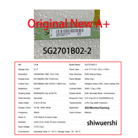 شاشة LCD جديدة أصلية A+ مقاس 27 بوصة بدقة 1920*1080 LVDS 61 دبوس LC270LF1F LC270LF4F01 PN270CU01-1 LSM270HP08 V01 SG2701B01-8 SG2701B02-2
