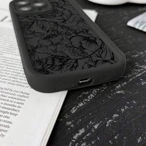 Coque de téléphone de luxe en silicone souple motif rose pour iPhone 17 Pro, iPhone 16, 15, 13, 14, 12, 11 Pro, XS Max, XR, X, 7, 8 Plus, SE - Product Image 2