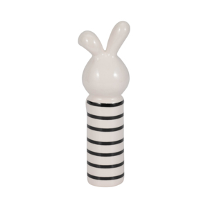 Statuetta decorativa in ceramica a forma di coniglio con cuore, scultura animale per decorazioni domestiche, bagno, ufficio, soggiorno - Product Image 4