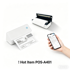 <span class=keywords><strong>Imprimante</strong></span> thermique de documents de <span class=keywords><strong>bureau</strong></span> POS A401, 203 DPI, sans fil, USB, petites imprimantes pour les voyages, le <span class=keywords><strong>bureau</strong></span>, papier format A4, armoire - Product Image 4