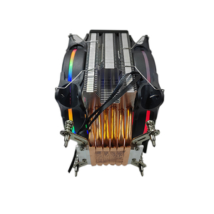 Custom Logo Single Tower Dual RGB CPU <b>Fan</b> Pwm Gaming PC <b>Computer</b> Processor Cooling Low MOQ 6pcs Heatpipe Cpu Cooler - Product Image 4