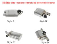 Knalpot Valved Universal, pipa knalpot Valvetronic mobil elektronik vakum, bagian mesin, gelombang suara 2/2, 5/3 inci 63/76mm