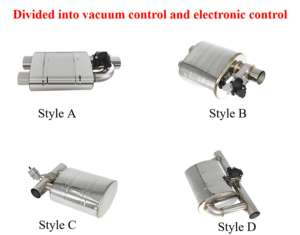 Evrensel Valved susturucu vakum elektronik araba Valvetronic egzoz borusu motor parçaları susturucu ses dalgası 2/2.5/3 inç 63/76mm - Product Image 3