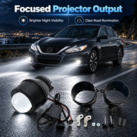 Éclairage automobile, projecteur de feux antibrouillard Bi LED de 3 pouces pour Nissan Altima 2007-2018, 12V 24V, mise à niveau de l'éclairage automobile, accessoires automobiles