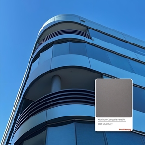 แผ่นอลูมิเนียมคอมโพสิต PVDF/FEVE หนา 4 มม. สำหรับผนังภายในหรือภายนอกอาคาร แผ่น ACP/ACM - Product Image 1