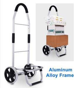 Chariot à main multifonctionnel utilitaire portable chariot pliant roue en cristal blanc léger - Product Image 2