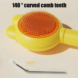 Cepillo para mascotas para la prevención de enfermedades de la piel, herramienta de eliminación de pelo con función de masaje, cepillo suave para gatos y perros - Product Image 4