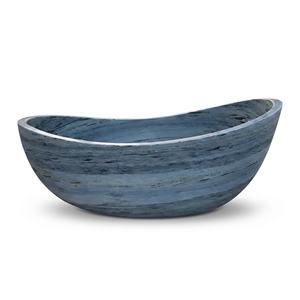 Luxury Custom-made Modern Oval Bathtubs Exclusive Verde Alpi Dark Green Marble Freestanding Soaking Bathroom Vila Hotel Home - Product Image 2