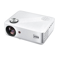 Projecteur LED AUN AKEY8-Basic Full HD, projecteur vidéo 6000 lumens, projecteur vidéo 4K pour cinéma maison