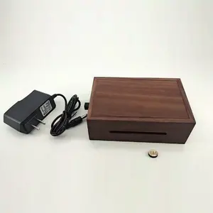 Benutzer definierte hölzerne Spieluhren Schublade mit Loch Puncher Note 30 Elektromotor für Spieluhr