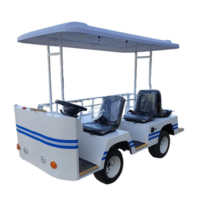 4 Seater Electric Sightseeing Car <b>72V</b> 3500W Lithium <b>Battery</b> Strong Climbing Golf Cart With AC For Scenic Spot Colombia Import - Product Image 3
