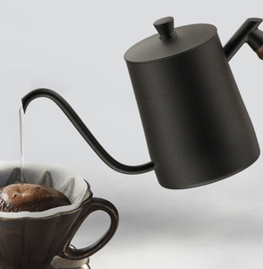 Logotipo láser <span class=keywords><strong>de</strong></span> acero inoxidable para verter sobre la cafetera, equipo <span class=keywords><strong>de</strong></span> café para el hogar, Caño largo, boca estrecha para verter sobre la olla - Product Image 2