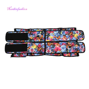 NANBIN Slimming Body Shaper <strong>Tummy</strong> <strong>Tucker</strong> Rose Printed Double Straps Zipper Latex Waist Trainer - Product Image 6