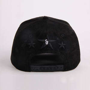 قبعات عالية الجودة مخصصة 5 قبعات للجري مطرزة للرجال بحافة منحنية من جلد الغزال لوحة رجالي مطرزة بشعار - Product Image 5