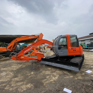 Excavadora compacta usada de 7.5 toneladas Hitachi zx75 zx70 de bajo consumo con sistema hidráulico suave - Product Image 2