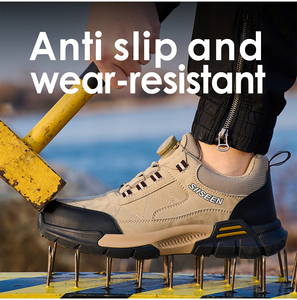 Chaussures <span class=keywords><strong>de</strong></span> sécurité pour hommes tendance et très vendues, avec des caractéristiques anti-éclatement et anti-perforation, chaussures <span class=keywords><strong>de</strong></span> travail durables et confortables - Product Image 2